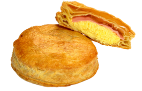 PUFF PASTRY WITH HAM AND GOUDA CHEESE