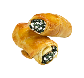MINI ROLLS WITH SPINACH AND CHEESE