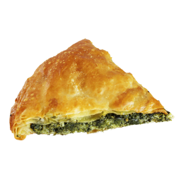 ROUND TRADITIONAL GREEK PIE WITH SPINACH, 6 PIECES