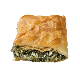 TRADITIONAL HANDMADE PIE WITH SPINACH AND FETA CHEESE 4PCS (RECTANGULAR)